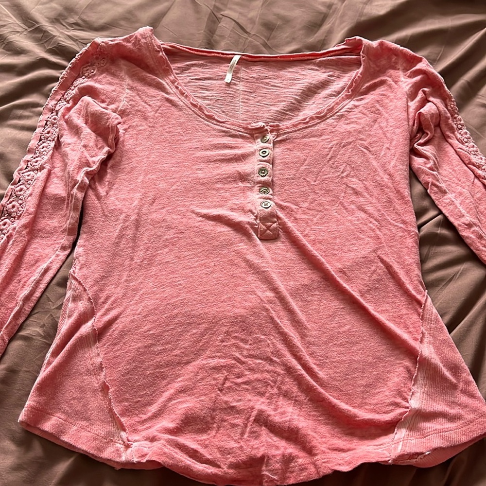 Free people long sleeve shirt